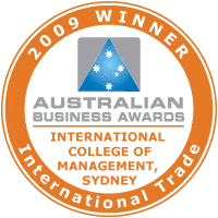  Winner of 2009 Australian Business Awards - International Trade