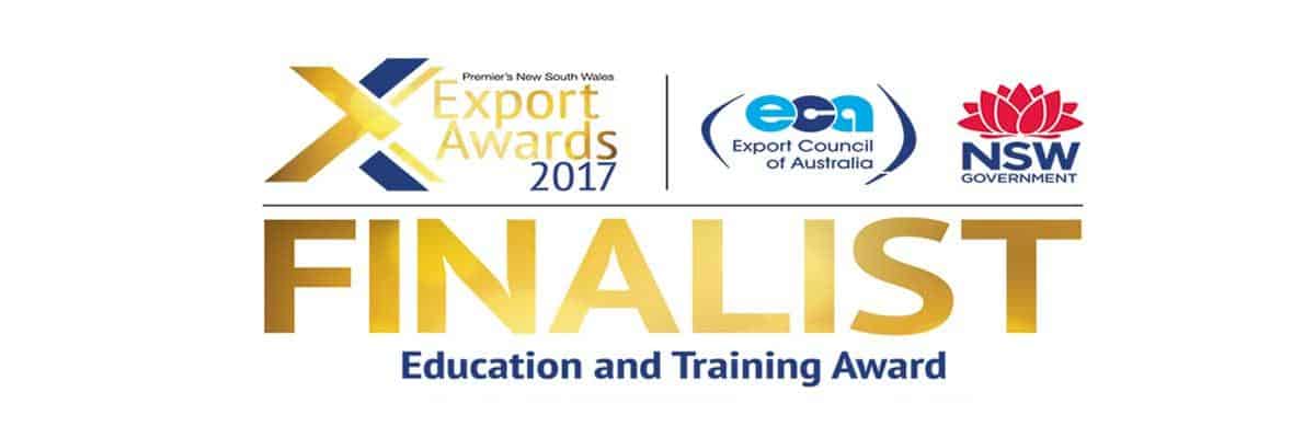 2017 Premier’s NSW Export Awards Nomination for ICMS
