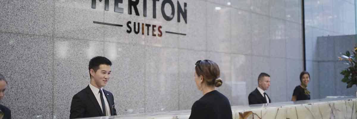 Industry Training Leads to Meriton Suites Employment for ICMS student