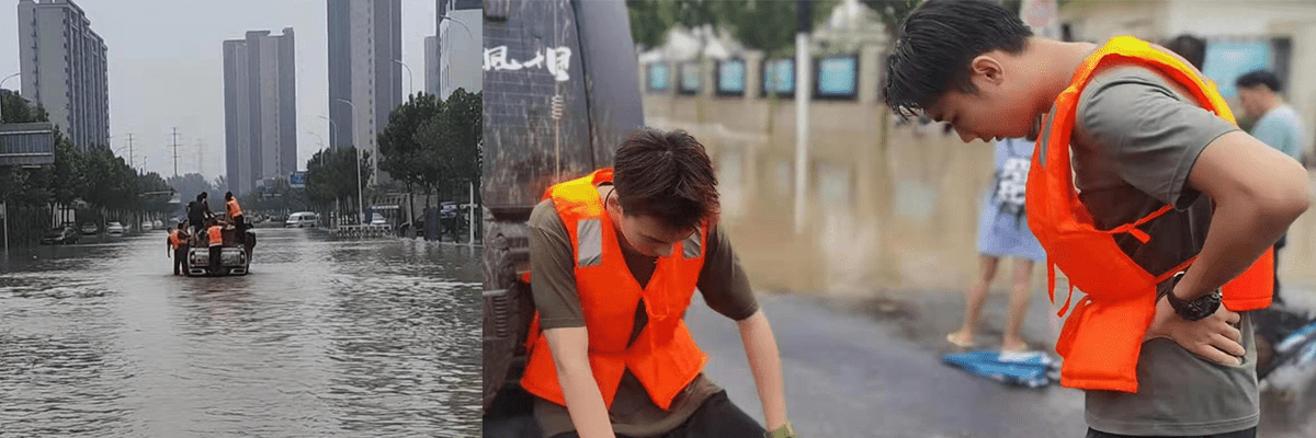 Offshore Student Travels To Volunteer In China Floods
