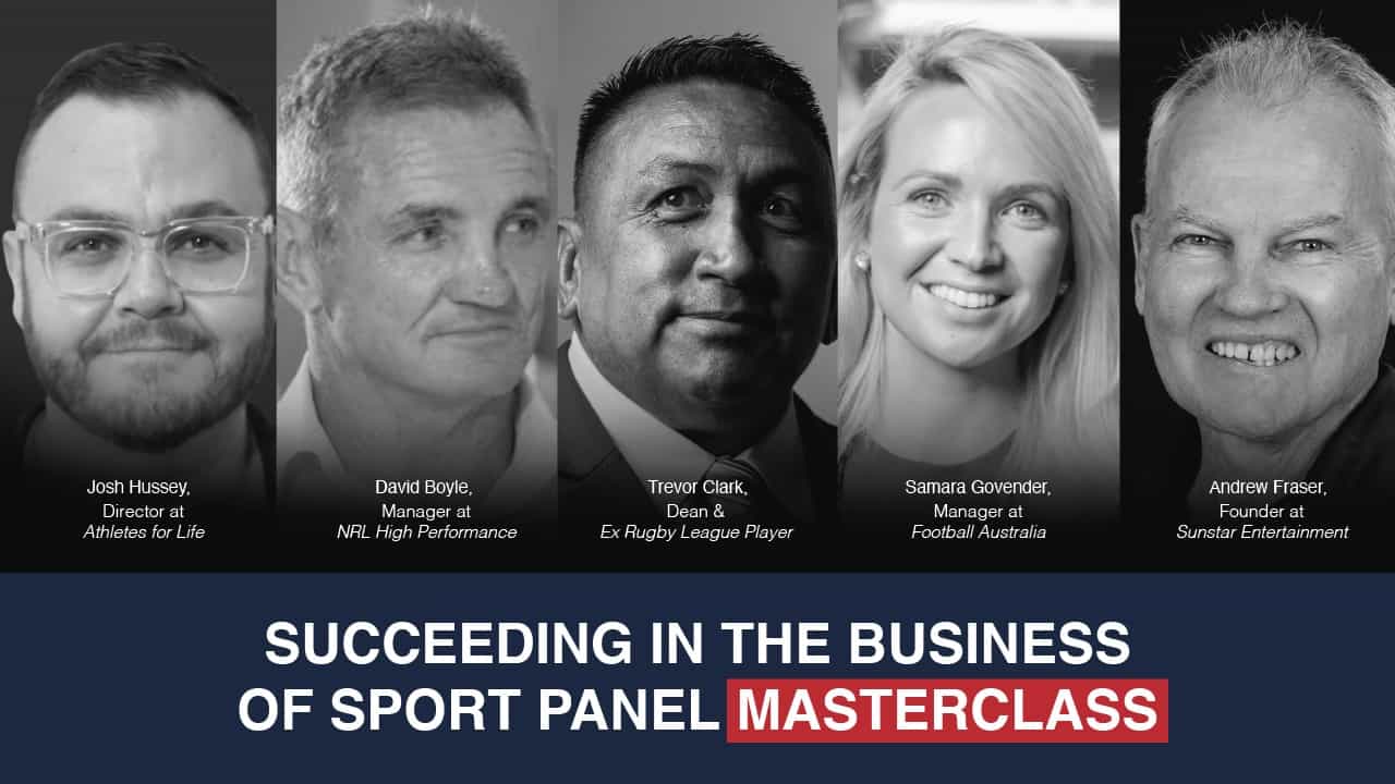 Succeeding in the business of sport panel masterclass
