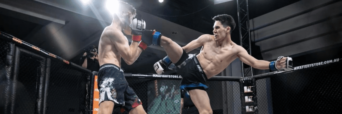 ICMS Student by day, MMA cage fighter by night