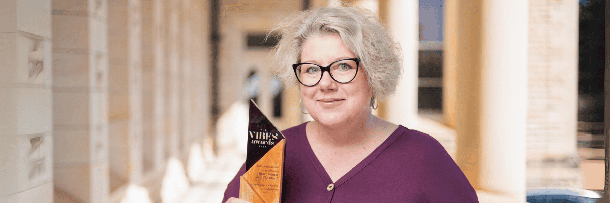 The Vibes Awards ‘Mentor’ win for ICMS Events Lecturer